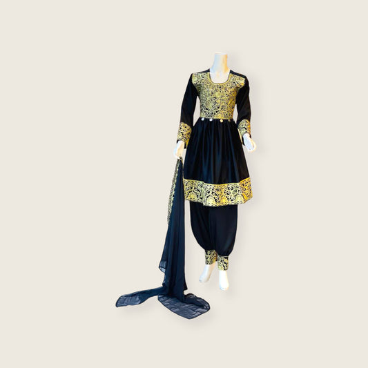 afghan kuchi dress, traditional afghan dress, handmade tribal vintage dress, afghan women dress