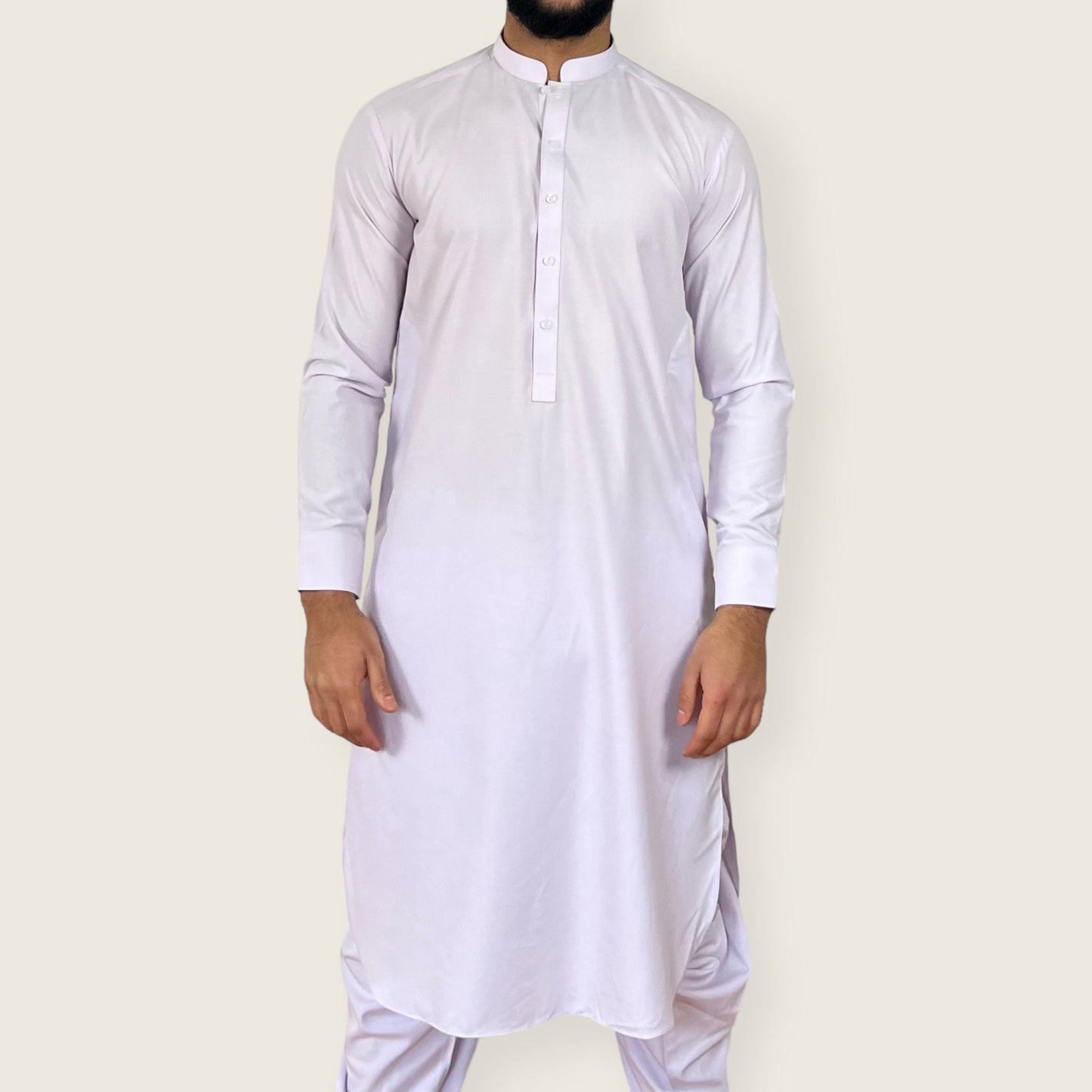 Peran tumban, traditional men afghan cloth, pakistani indian suit dress, egg shell colour