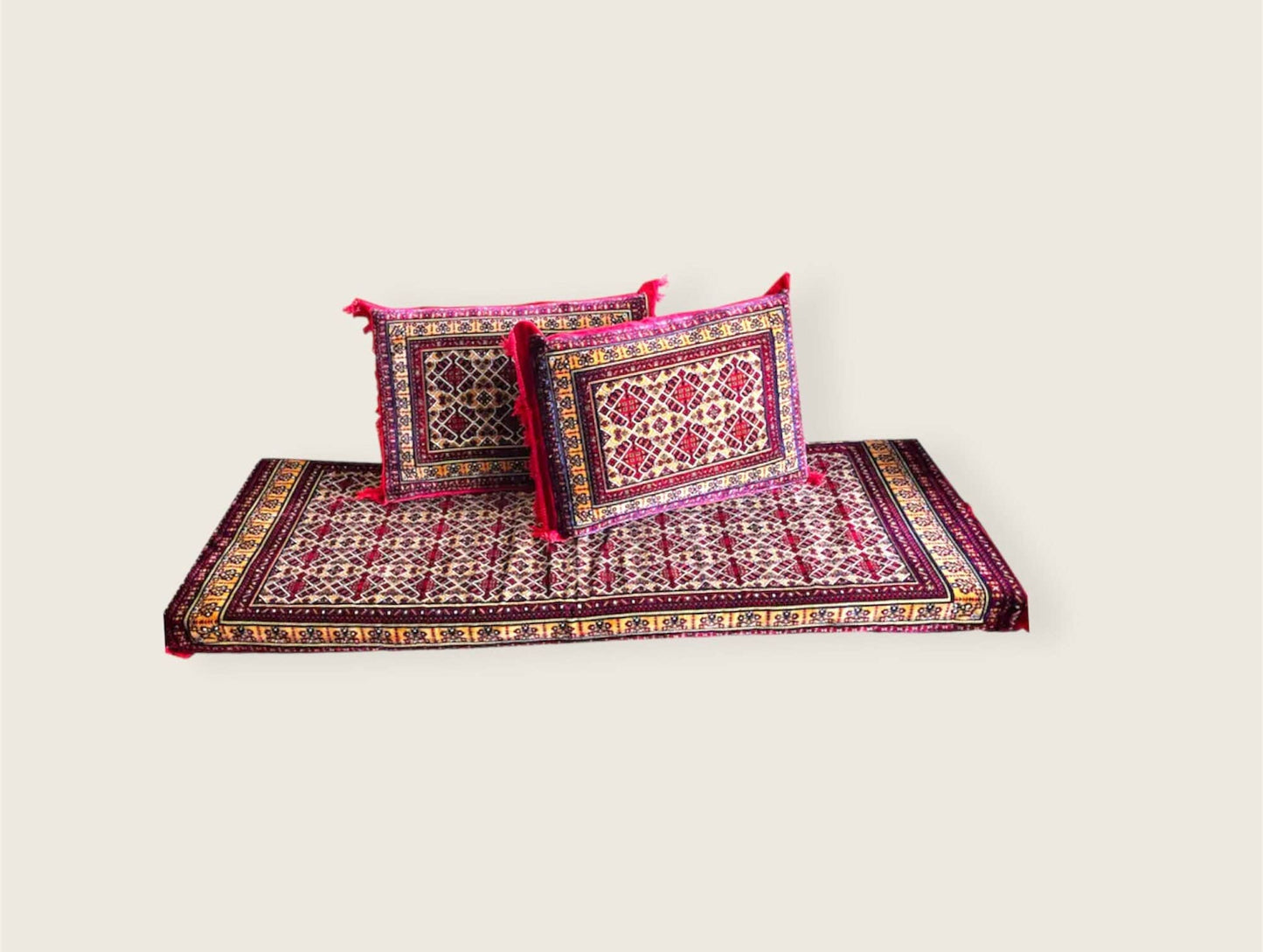 1 floor sofa + 2 pillow cover set toshak, majliss (cover only)